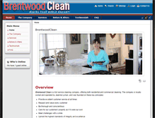 Tablet Screenshot of brentwoodclean.com